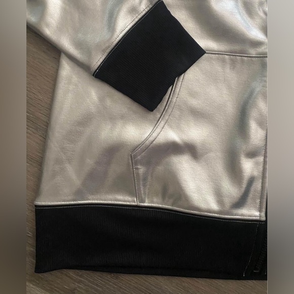 Metallic Silver Active Jacket - Picture 3 of 5